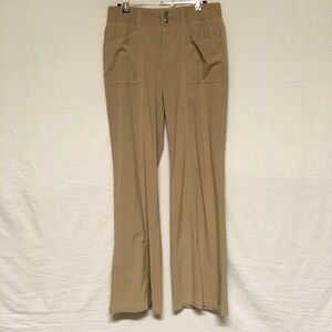 Athleta Tan Wide-Leg Track Pants